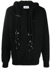 AMBUSH DRAWSTRING COTTON HOODIE