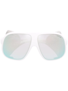 Moncler Mask-frame Sunglasses In Weiss