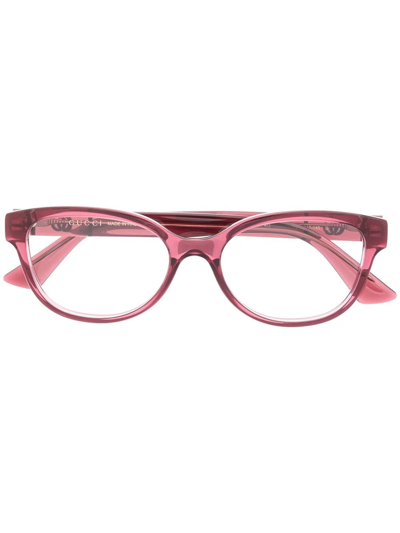 Gucci Gg1115o Oval Glasses In Pink