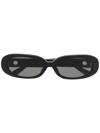 LINDA FARROW ROUND-FRAME SUNGLASSES