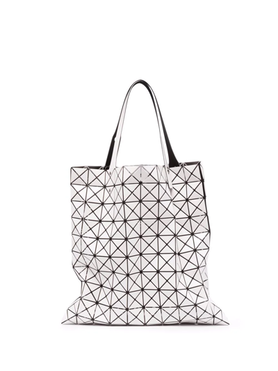 Bao Bao Issey Miyake Prism Geometric-panel Tote Bag In White