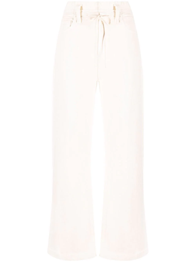 Paige Drawstring Waistband Jeans In Neutrals