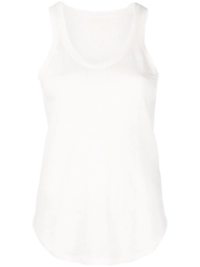 Zadig & Voltaire Stacy Eco Capsule Tank Top In White