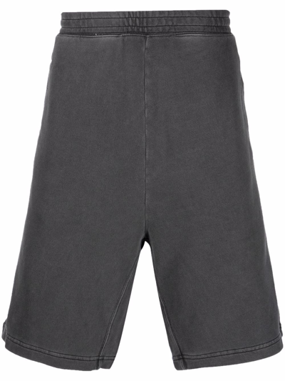 Carhartt Rear Logo-patch Shorts In Grey