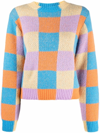 Stine Goya Zinnie Sweater - Checks In Nude
