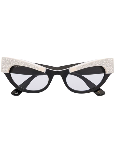 Gucci Black Cat Eye Sunglasses