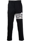 THOM BROWNE UNCONSTRUCTED 4-BAR SKY-MOTIF CHINO TROUSERS
