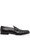 TOD'S DEBOSSED-LOGO PENNY LOAFERS