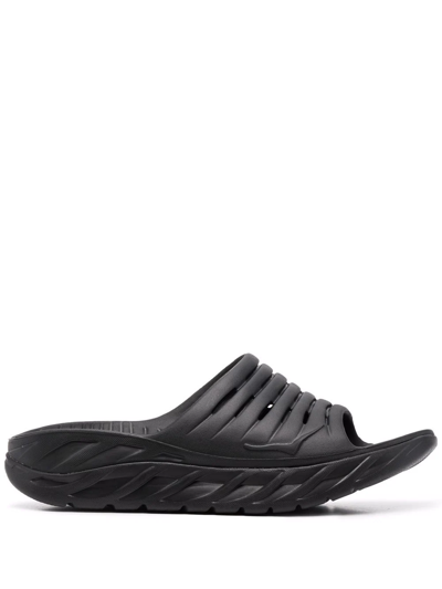 Hoka Mens  Ora Recovery Slide In Black