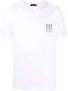 Fay T-shirt With Short Sleeves White Cotton Man