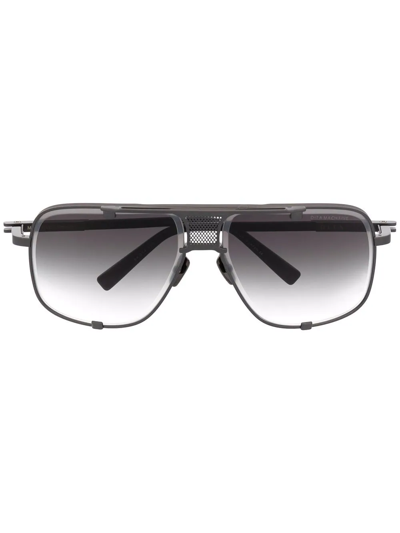 Dita Eyewear Mach-five Navigator-frame Sunglasses In Black