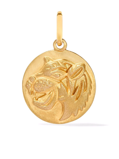 Annoushka 18kt Yellow Gold Mythology Tiger Pendant Necklace