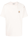 Carhartt Cotton T-shirt With Logo Patch In White