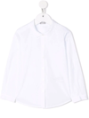 Il Gufo Slim-cut Button-down Shirt In White