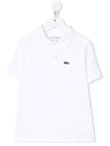 LACOSTE LOGO-EMBROIDERED SHORT-SLEEVED POLO SHIRT