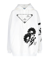 PRADA PRINTED OVERSIZED HOODIE