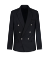 Balmain Double-breasted Wool Blazer