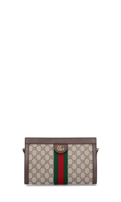 Gucci 'ophidia' Shoulder Bag In Neutrals