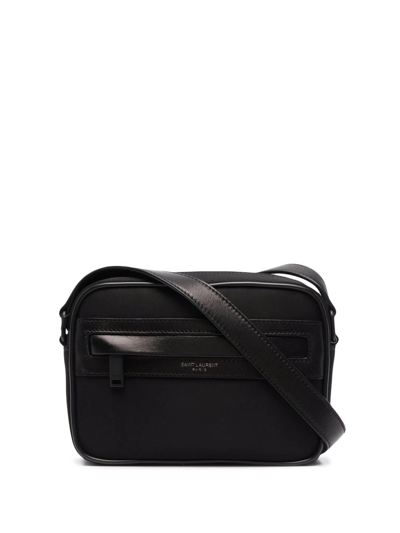 Saint Laurent Small Camp Shoulder Bag In Schwarz