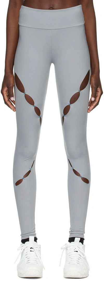 Rui Ssense Exclusive Grey Cut-out Sport Leggings