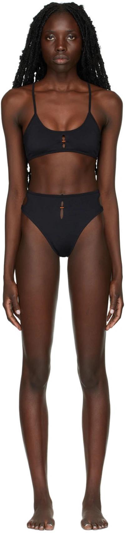 Rui Ssense Exclusive Black High Waist Bikini