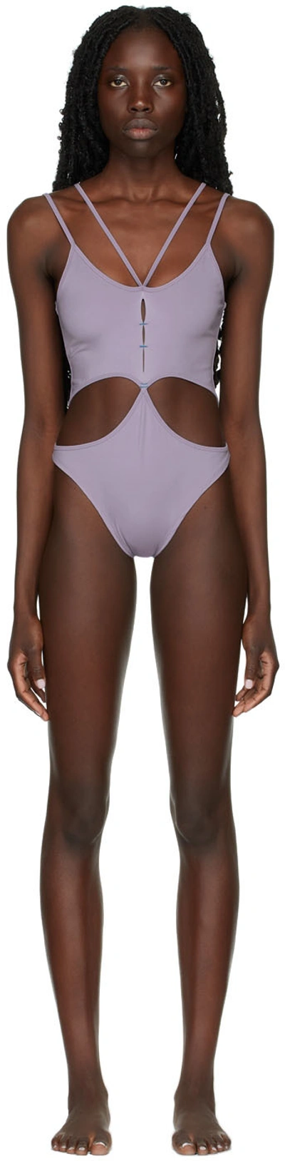 Rui Ssense Exclusive Purple One-piece Swimsuit In Lilac