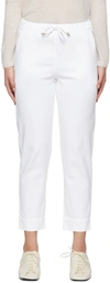 Max Mara Pantaloni Calotta In Cotone Bianco 31310426600002 In Grey