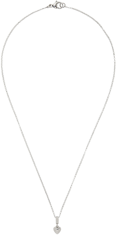 Tom Wood Kids Silver Heart Pendant Necklace