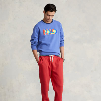 Ralph Lauren The Rl Fleece Sweatpant In Starboard Red