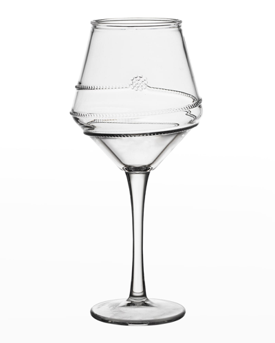 JULISKA AMALIA CLEAR ACRYLIC WINE GLASS