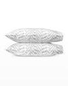 Matouk Quincy King Pillowcases, Pair In Silver