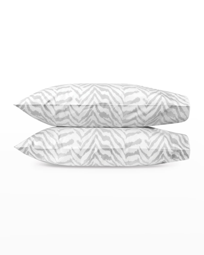 Matouk Quincy King Pillowcases, Pair In Silver