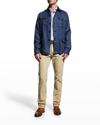 SID MASHBURN MEN'S COTTON MILITARY JACKET