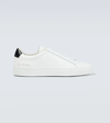 Common Projects White Retro Low Sneakers In White / Black