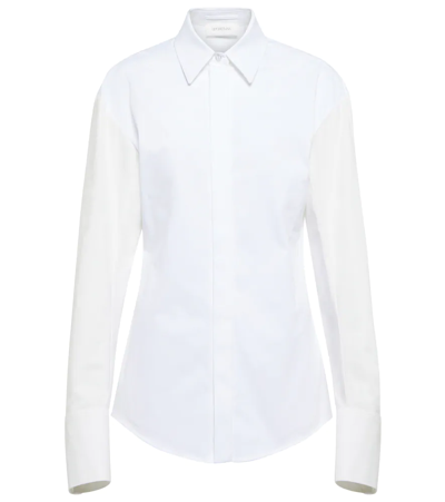 Sportmax Tigre Cotton-blend Shirt In White