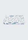 Matouk Khilana 500 Thread Count Fitted Sheet In Blue