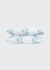 Matouk Khilana Standard Pillowcases, Pair In Blue