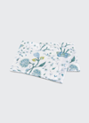 Matouk Khilana 500 Thread Count Flat Sheet In Blue