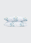 Matouk Khilana King Pillowcases, Pair In Blue