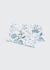 Matouk Khilana 500 Thread Count Flat Sheet In Blue