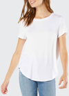 Beyond Yoga Plus On The Down Low Bopo Tee In Cloud White