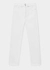 Totême Classic Straight-leg Jeans In Off-white 110