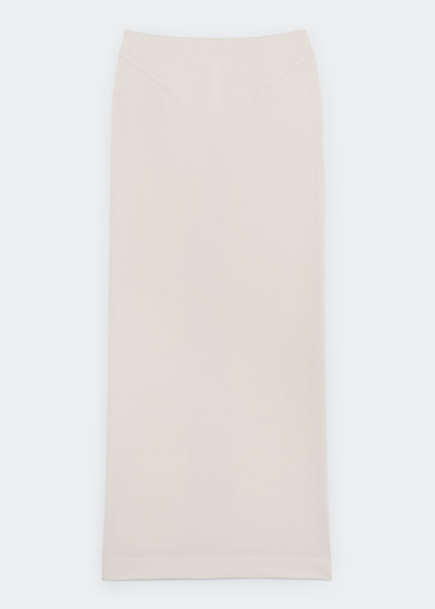 Jacquemus Pina Maxi Skirt In Off-white