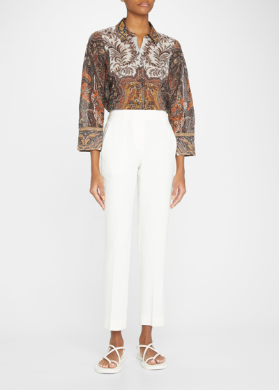 Kobi Halperin Coral Straight-leg Pants In Ivory