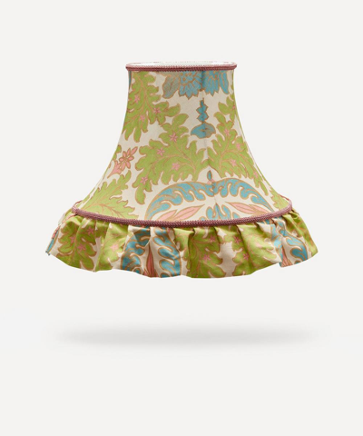 House Of Hackney Emania Cotton-linen Large Petticoat Lampshade In Tourmaline