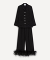 Sleeper Party Pajama Set In Black In Black