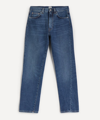 Shop Totême Toteme Women's Twisted Seam Denim Jeans In Washed Blue