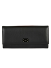 Dolce & Gabbana Logo Plaque Flap Continental Wallet In Black
