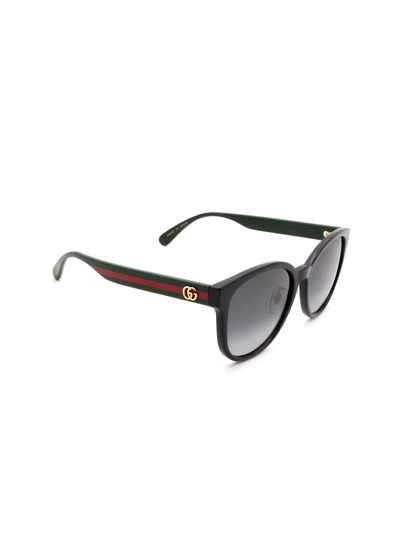 Gucci Eyewear 15lg3x20a In Black Green Grey