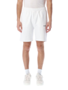 Helmut Lang Bermuda With Logo Print In White